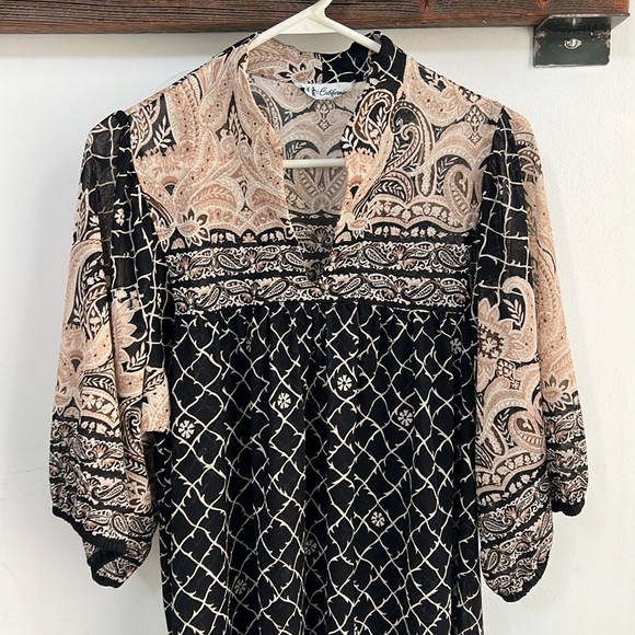 VINTAGE 70s MUMU DRESS - Picture 2 of 6